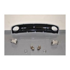 Diffusor für Audi A4 B8 Spoiler Heckansatz S-Line S4 Auspuff RS4 Endrohre