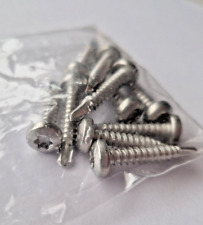 10 Edelstahl Halbrundkopf Bohrschrauben selbstschneidend 4,5 x 25mm TX25