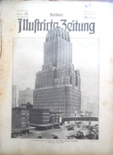 BERLINER ILLUSTRIRTE ZEITUNG 28 - 11.7. 1926 B Tele-Tower-New York Hochwasser