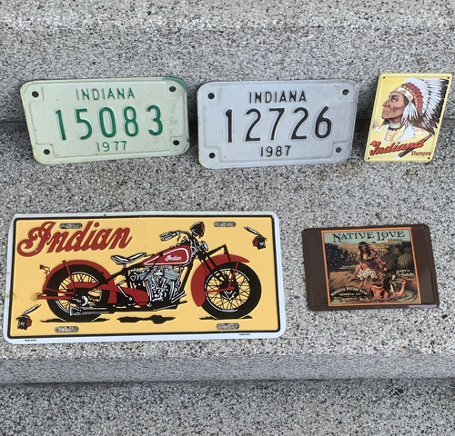 Indian motorrad blechschild - motorrad,