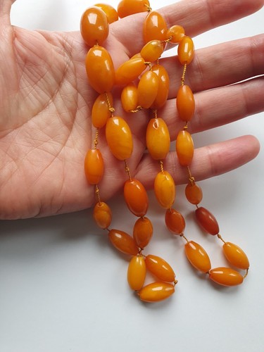 Bernstein kette butterscotch - bernstein,