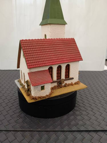 Eisenbahn modellbau dorfkirche - eisenbahn,