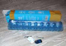 Badewannenmatte Antirutschmatte Matte mit Saugnäpfen Blau 100cm x 40cm Neu