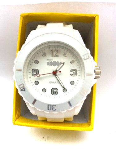 Mond unisex quarz - mond, weiß