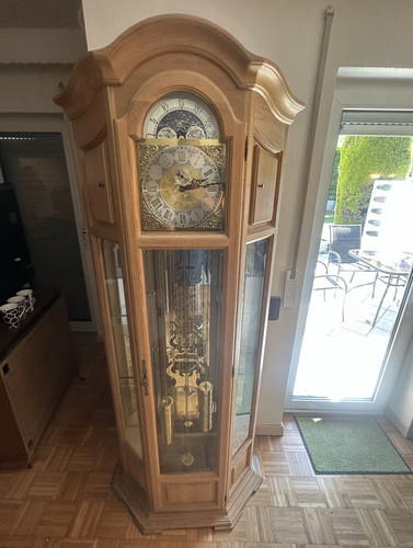 Standuhr holzgehäuse mit - holzgehäuse,