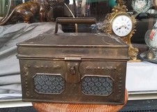 Antike Schatztruhe Messing