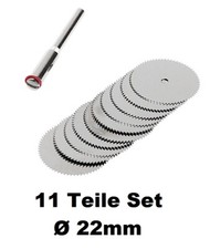 11 tlg Kreissäge Blatt Mini Dremel PCB Kreissägeblatt Proxxon dünn Set CNC Holz