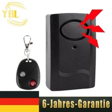120DB Vibrations Alarmanlage Motorrad Fahrrad Roller Alarm Sirene +Fernbedienung