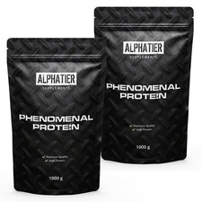Eiweiß Protein Pulver 2000g - Proteinshake Proteinpulver - ohne Whey & Gluten