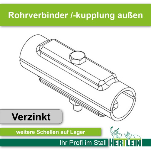 Rohrverbinder kupplung - rohrverbinder,