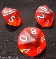 3 Würfel / Spielwürfel - W10