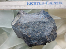 Glasige blaue  historische  Kupfer / Eisen  Schlacke Harz wie Bode Achat 232 g