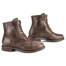 Falco AVIATOR Herren Urban Motorradstiefel Kurzschaft wasserdicht - braun