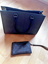 Laptoptasche 15,6 Zoll PU Leder, Chopper oder Arbeitstasche in braun