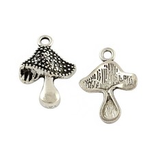 10 Tibetisches Silber Charms -
