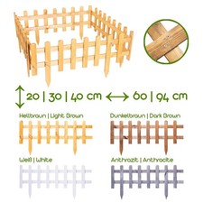 Steckzaun Holz Gartenzaun