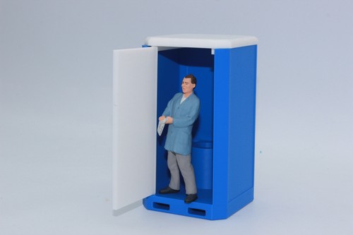 Toilette baustellen klo 5 - klo, 1:22,5