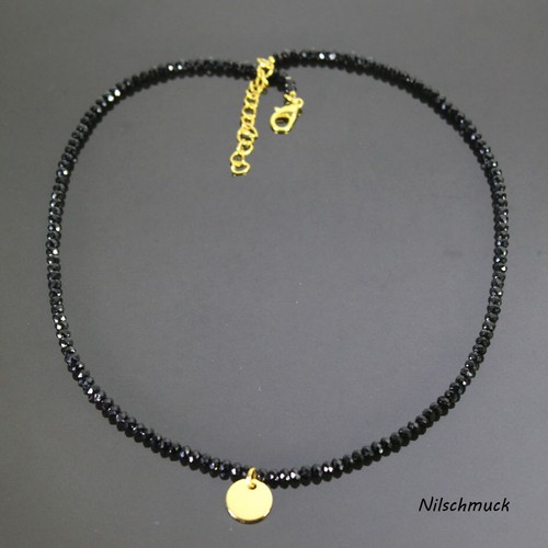 Damen halskette schwarz - damen,