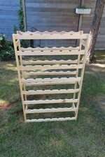 Holzweinregal  -TOP ! Breite: 72 cm - Höhe: 119 cm -Tiefe: 25 cm -56 Flaschen