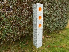 Gartensteckdose Granit Stele