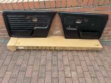 Bmw E30 325i 318is  2 Türer Türverkleidungen Set Vorne  Leder Schwarz Original