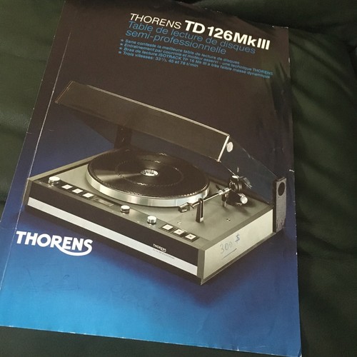 Thorens 126 iii brochure - 126,