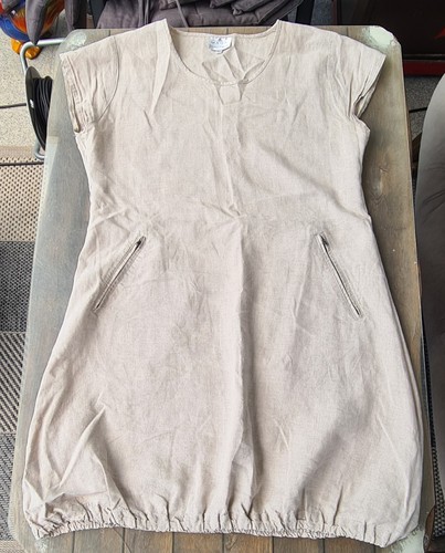 Leinenkleid größe l - leinenkleid,