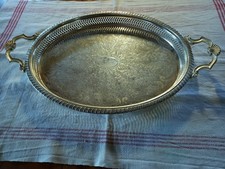 Großes Tablett, versilbert