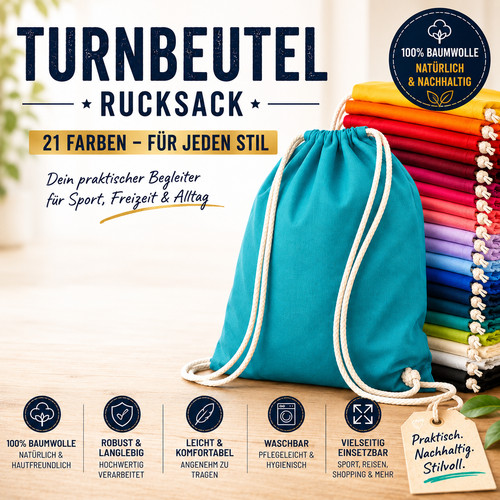 Turnbeutel sportbeutel inkl - turnbeutel,
