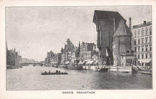 Danzig krahnthor ungelaufen - danzig,