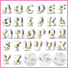 Buchstaben Charms Anhänger