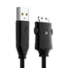  USB Kabel für Samsung YP-T9 YP-P2 YP-S5 YP-K3 YP-Q1 YP-P3 Ladekabel schwarz