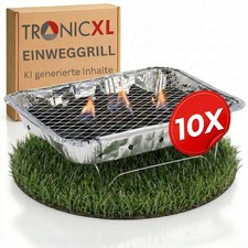 10 Einweg Holzkohlegrill I