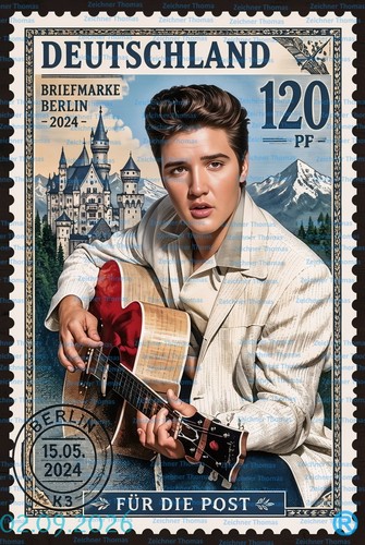 Elvis presley 326 postkarte - presley--326--,