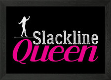 Slackline girl slacklining - slackline,