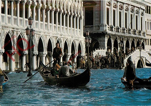 Ansichtskarte venedig kanal - -,