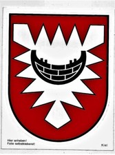 Kiel Stadtwappen Aufkleber / Sticker 12,5 x 10 cm Top Zustand