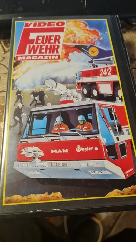Feuerwehr magazin video vhs - feuerwehr,