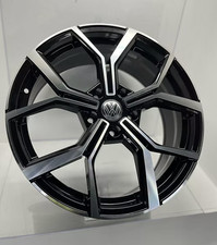 4 Felgen 17'' Neu 5X100 Gti Polo Sport VW Black Polish