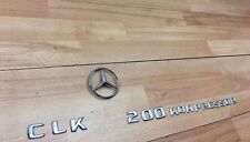 Mercedes W209 Beschriftung CLK 200 KOMPRESSOR Aufkleber Chrom Emblem Orig.