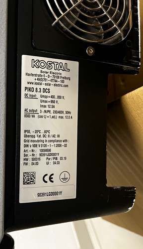 Kostal piko dcs - kostal, 8.3