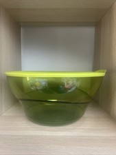 Tupperware Eleganzia Schüssel 4,6 L Grün mit Deckel Neu 
