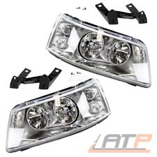 2xSCHEINWERFER H7/H1 MIT STELLMOTOR SET LI+RE FÜR VW MULTIVAN TRANSPORTER T5 BUS
