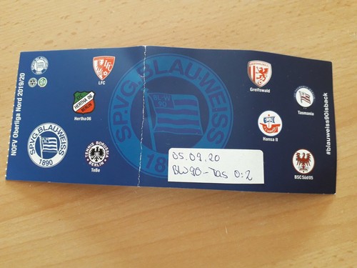 Ticket blau weiss 90 - ticket,