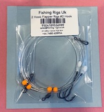 20 x 2 Haken Flapper Rigs