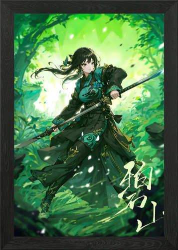 Anime girl wald ninja - girl,