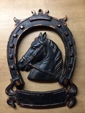 Hufeisen Schmiedeeisen Pferdbild Namensschild Hufeisen Pferd Boxenschild