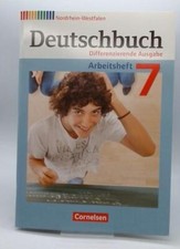 Deutschbuch 7 Arbeitsheft, Cornelsen, NRW, ISBN 978 3060 627134, Neuwertig