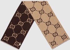 GUCCI SCHAL Braun - Beige (gebraucht/ sehr guter Zustand)