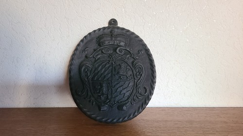 Bayerisches wappen gusseisen - wappen,